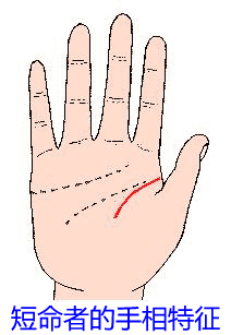短命者的手相特征